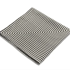 Concorde Napkin Black and Ivory Set of 4