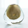 Conical Gold Vase