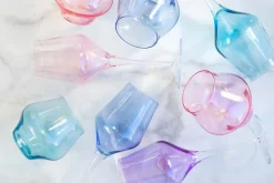 Contessa Stemless Wine Glass Blue