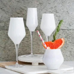 Contessa Water Glass White