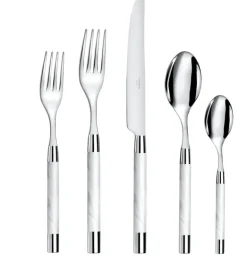 Conty Flatware White 5-Piece Setting