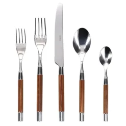Conty Flatware Wood 5 Piece Setting