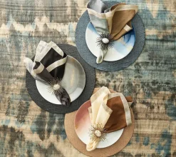 Croco Placemat Charcoal Set of 4