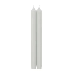 Crown Grey Taper Candle Set