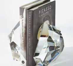 Crystal Bookend Set