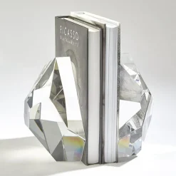 Crystal Bookend Set