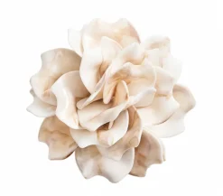 Dahlia Napkin Ring Ivory Set of 4