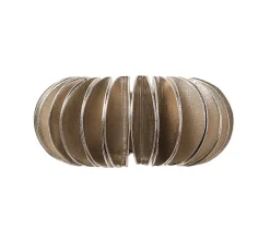 Demilune Napkin Ring Silver Set of 4