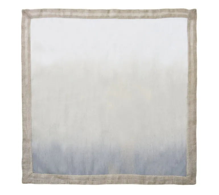 Dip Dye Napkin Grey & Silver Set of 4