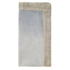 Dip Dye Napkin Grey & Silver Set of 4