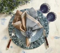 Dip Dye Napkin Grey & Taupe Set of 4
