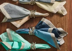 Dip Dye Napkin Navy & Blue Set of 4