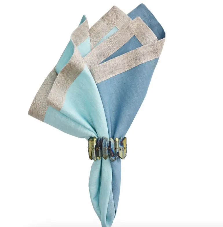 Dip Dye Napkin Sky & Blue Set of 4