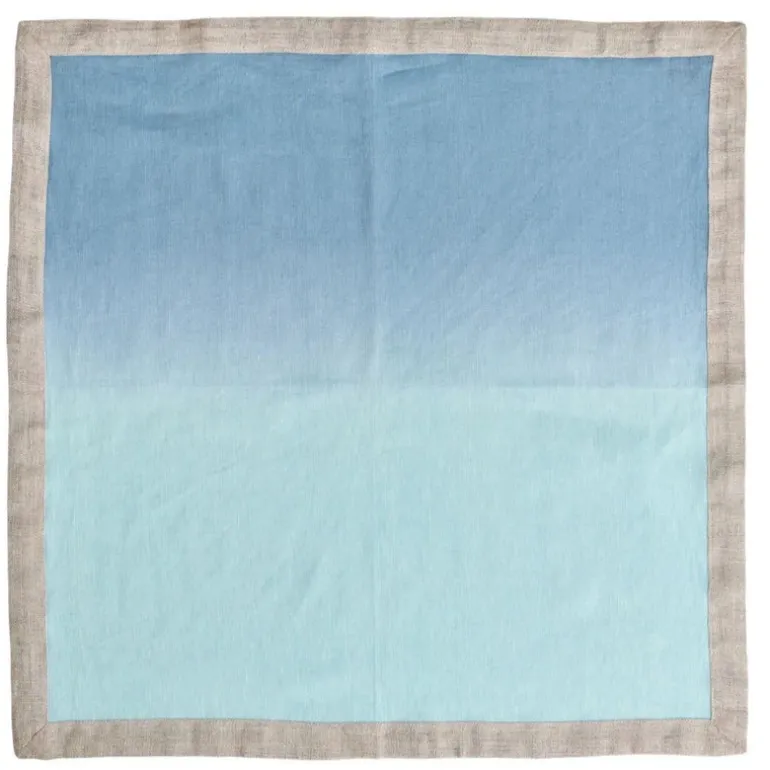 Dip Dye Napkin Sky & Blue Set of 4