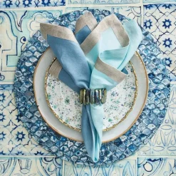 Dip Dye Napkin Sky & Blue Set of 4