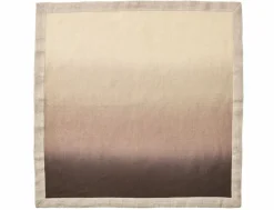 Dip Dye Napkin Taupe & Bark Set of 4