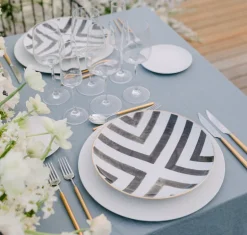 Domo Matt Gold Flatware 5 Piece Setting