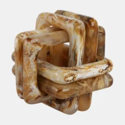 Double Square Knot Sculpture