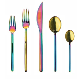 Due Rainbow Flatware 5 Piece Setting