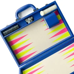 Ellen Blue Backgammon Set