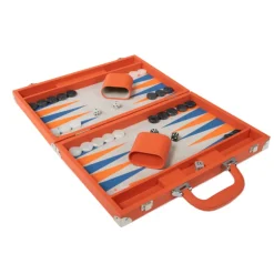 Ellen Orange Backgammon Set
