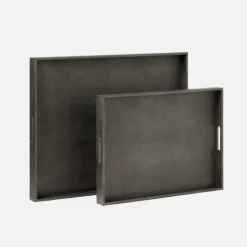 Emery Rectangle Blue Grey Tray