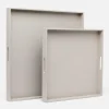 Emery Square French Grey Tray