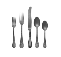 Epoque Oro Nero Flatware 5 Piece Setting