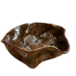 Euphoria Drip Nesting Brown Bowl