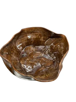 Euphoria Drip Nesting Brown Bowl