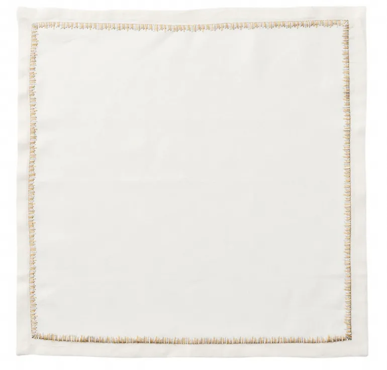 Filament Napkin Gold & Silver Set of 4