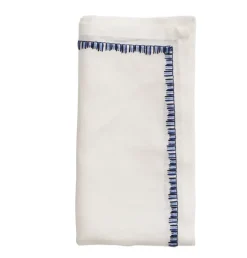Filament Napkin White & Navy Set of 4