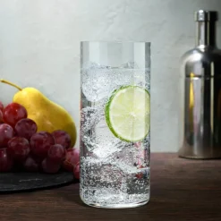 Finesse Grid Long Drink Glass Set of 4