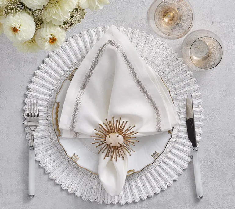 Flare Napkin Ring Gold Set of 4