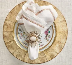 Flare Napkin Ring Gold Set of 4