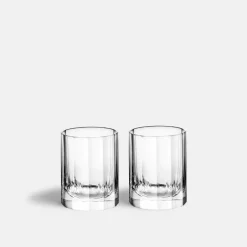Fluted Shot Glass Set of 2