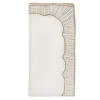Frame White, Gold & Silver Napkin Set of 4