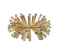 Fringe Napkin Ring Gold & Silver Set of 4