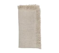 Fringe Napkin Silver & Natural Set of 4