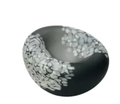 Frit Sunk Jelly Bowl Grey & Ivory