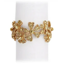 Garland Napkin Jewels Gold Set of 4