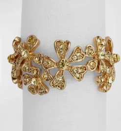 Garland Napkin Jewels Gold Set of 4