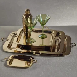 Gilded Gold Serving Tray