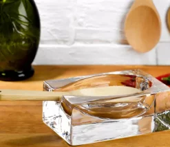 Glass Modern Spoon Rest