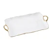 Gold Handle Tray Large