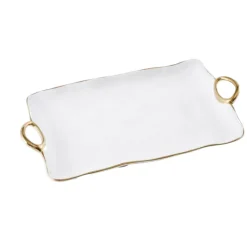 Gold Handle Tray Large