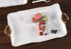 Gold Handle Tray Large