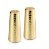 Gold Tone Hammered Salt & Pepper Shaker Set