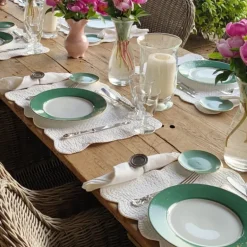 Golden Green Dinnerware