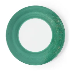 Golden Green Dinnerware